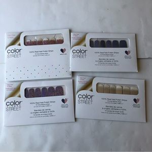 Color Street - Nail Polish Strips - RARE RETIRED  - SMALL PACKAGE new bundle